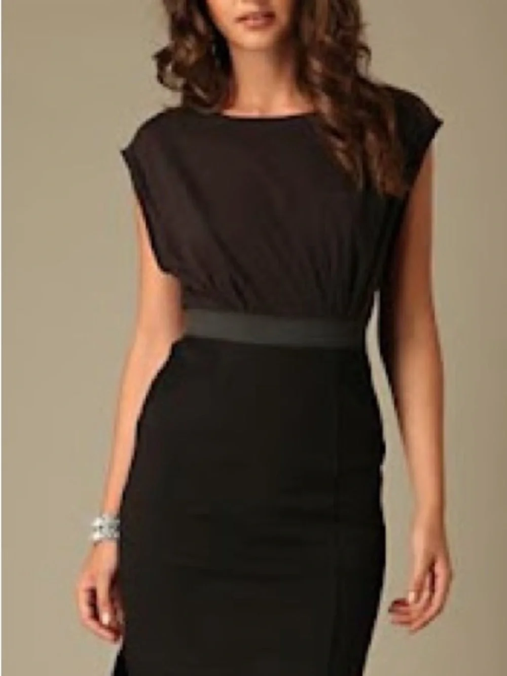 Free People Black Love City Ponte Fitted Dress